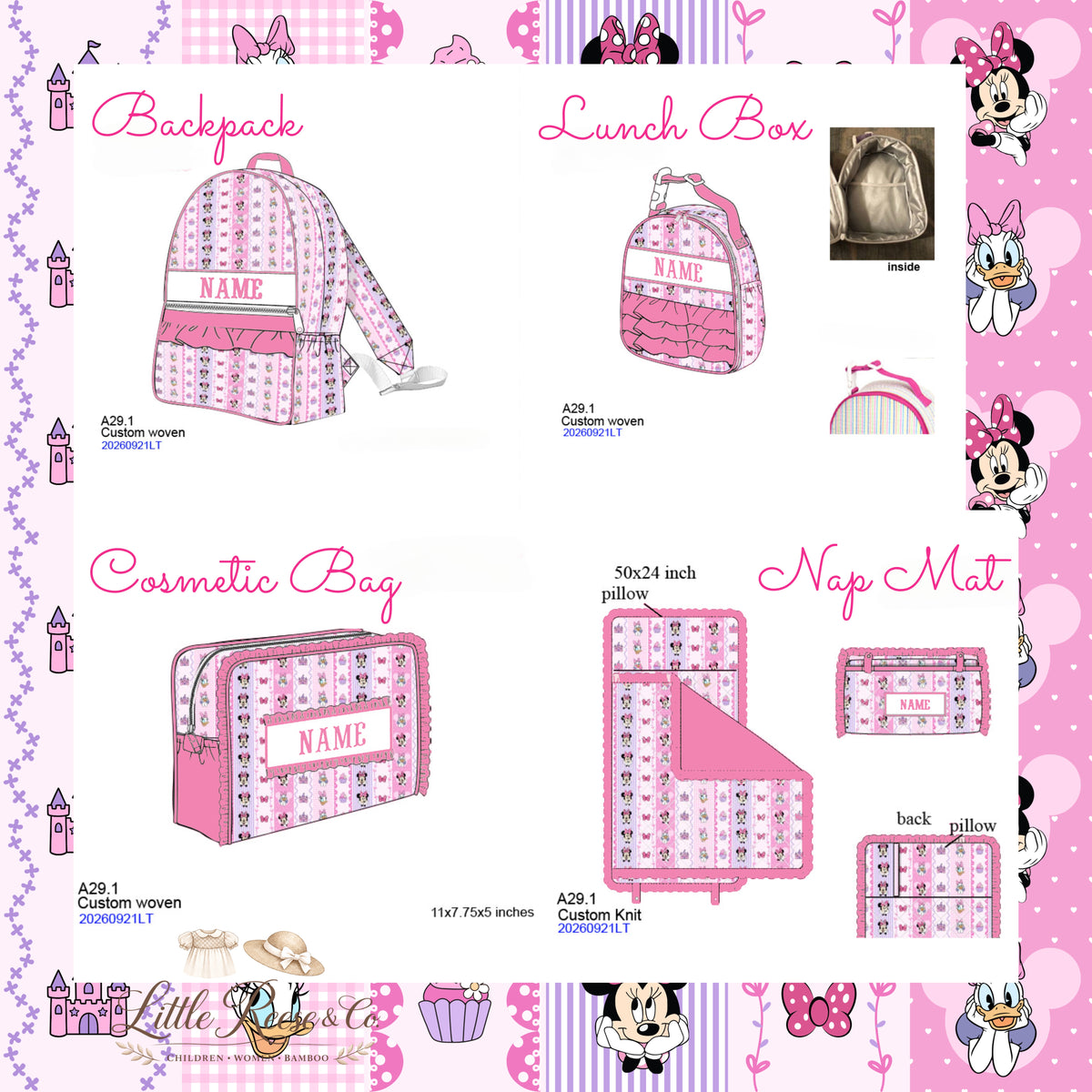 Magical Besties Quilted Smock Luggage