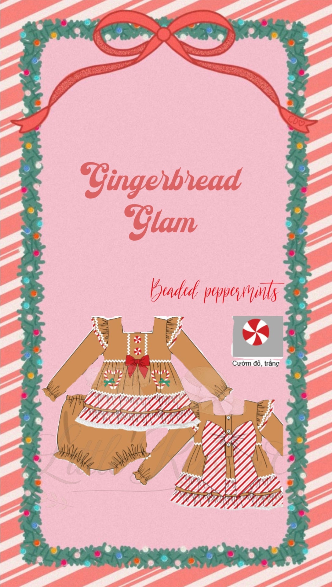 Gingerbread Glam- ETA Nov