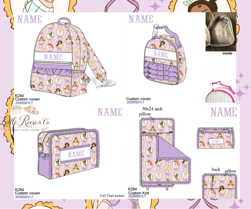 Princess Quilted Smock Luggage