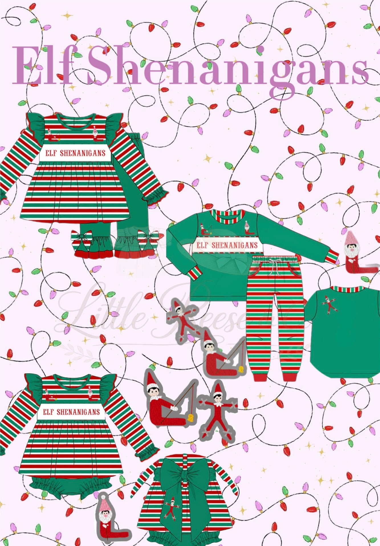 Elf Shenanigans Smock- ETA Nov
