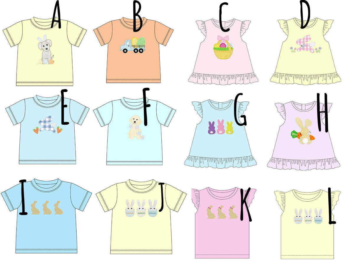 Embroidery Tees- ETA Feb to LRC