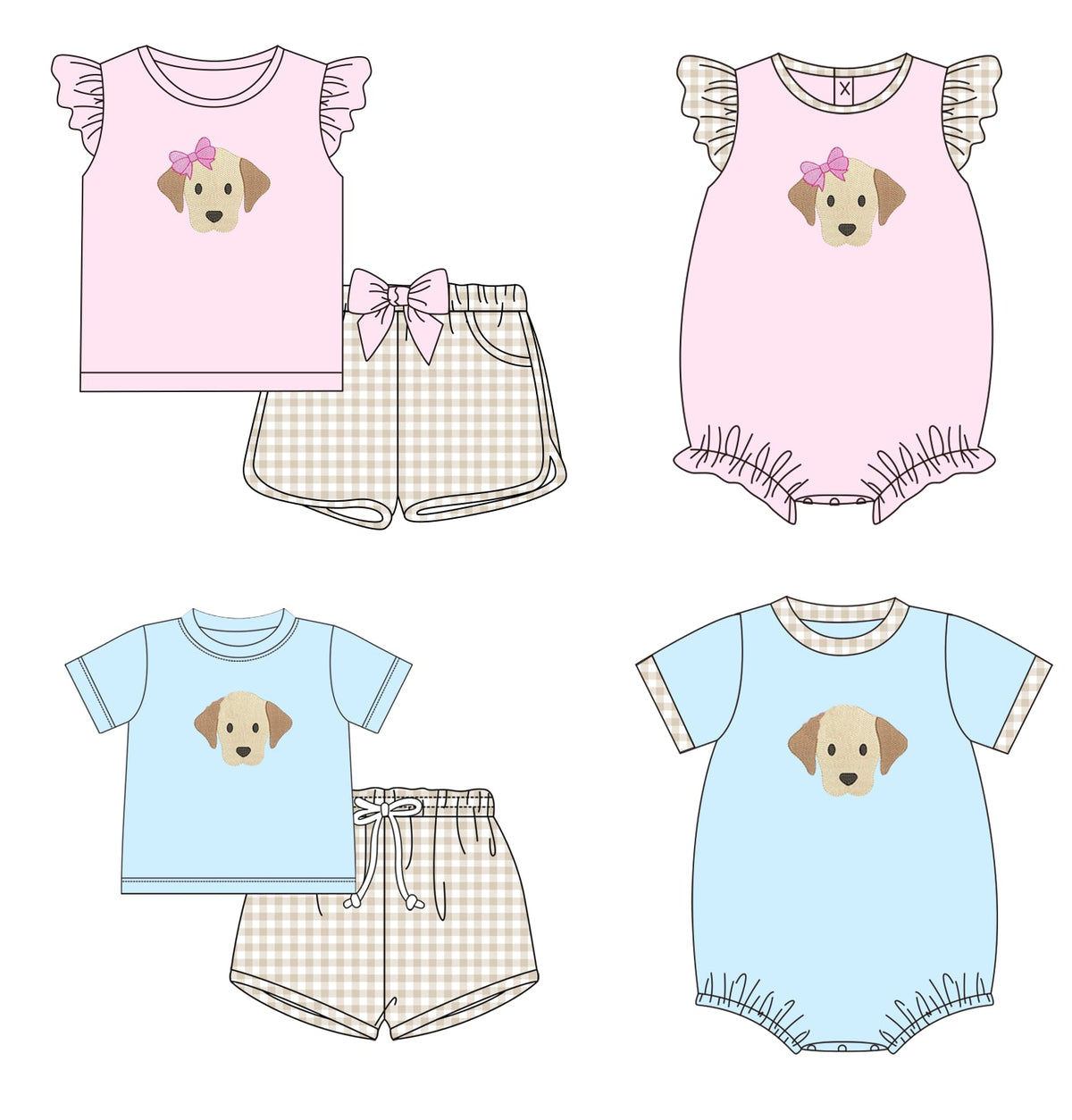 Applique Dogs- ETA Feb to LRC