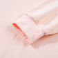 Light Pink BLESSED Embroidered Trim Patch Graphic Plus Size Mock Neck Sweatshirt