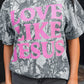Beige Camo Woodland LOVE LIKE JESUS Casual Tee