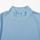 Yellow Solid Color High Neck Cap Sleeve Loose Top