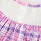Halloween Plaid Bat Smocked Girls Dress