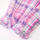 Halloween Plaid Bat Smocked Girls Romper