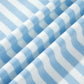 Sky Blue Stripe Slim Tank Contrast Ruffle Mini Skort Set