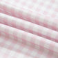 Pink Plaid Baggy Pullover Drawstring Casual Shorts 2pcs Outfit