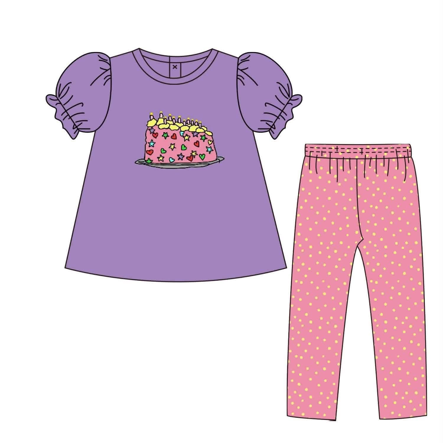PREORDER #27 BIRTHDAY CAKE LEGGING SET ETA JANUARY 2027
