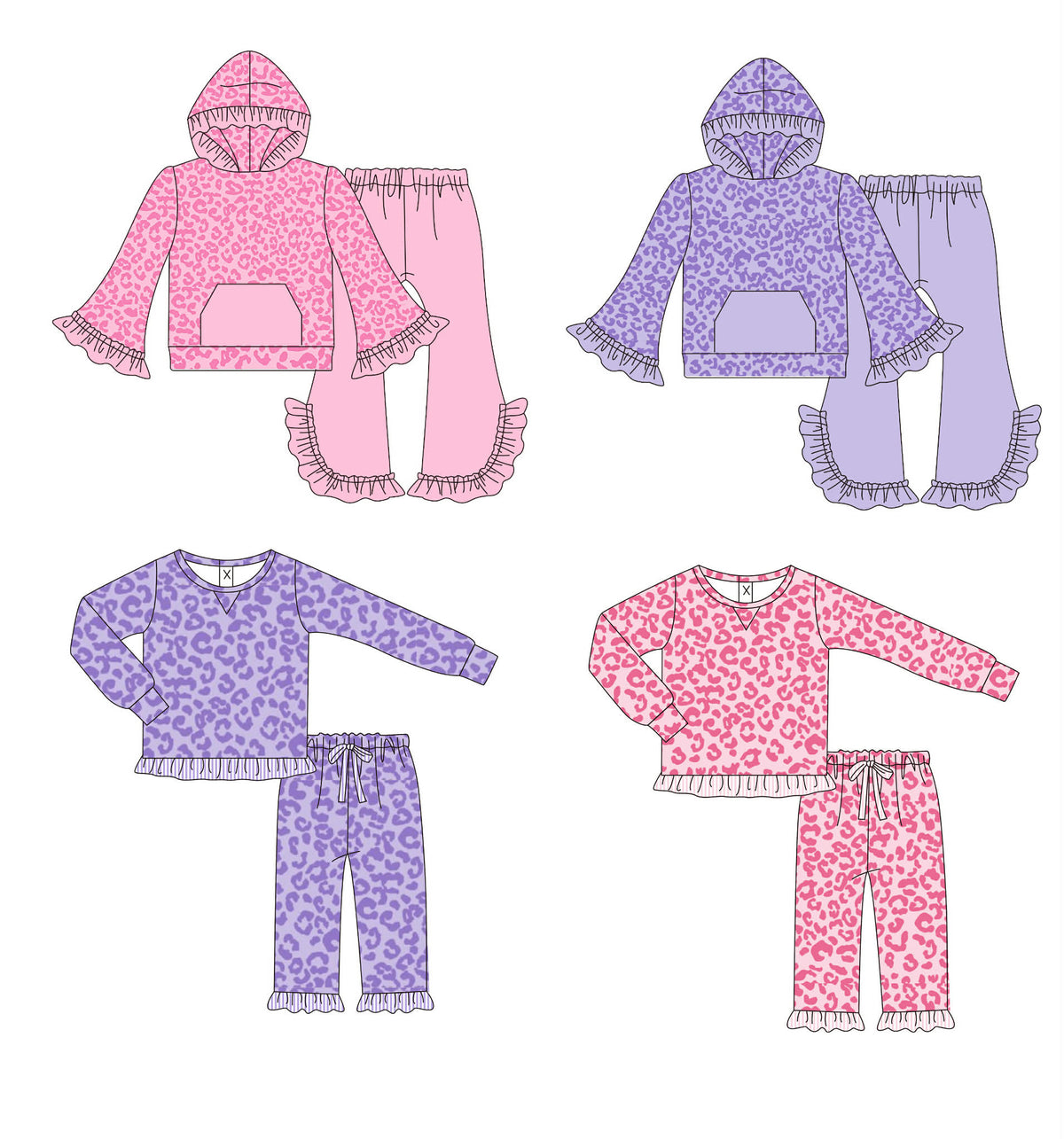 Girl Colorful Leopard- ETA Feb