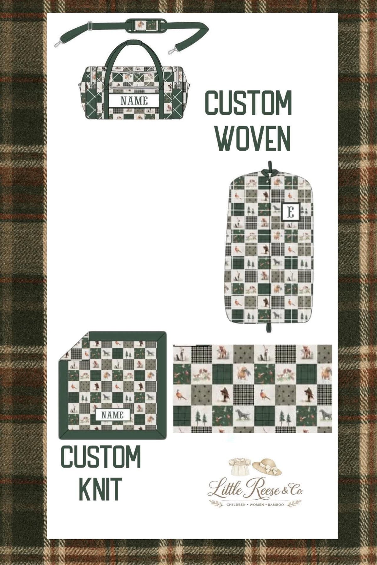 Woodland Quilted Smock Luggage