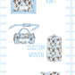 Toy Friends Quilted Smock Luggage