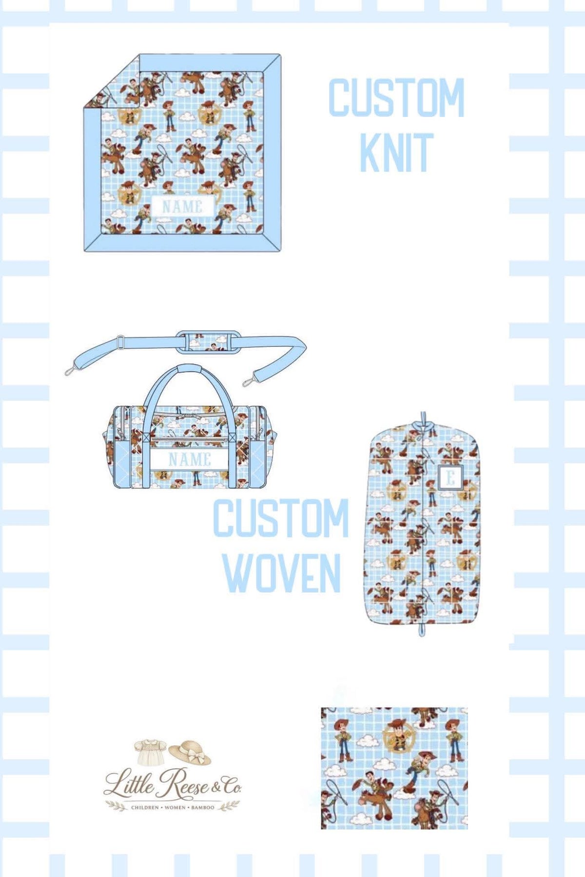 Toy Friends Quilted Smock Luggage