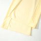 Yellow Cream Eyelet Embroidered Lace Patchwork Cropped Pullover Drawstring Pants Set