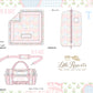 Heart Patchwork Quilted Smock Luggage