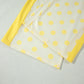 Sky Blue Color Block Patchwork Polka Dot Wide Leg Pant Set