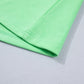 Green Color Block Accent Half Zip Top Athleisure Shorts Set