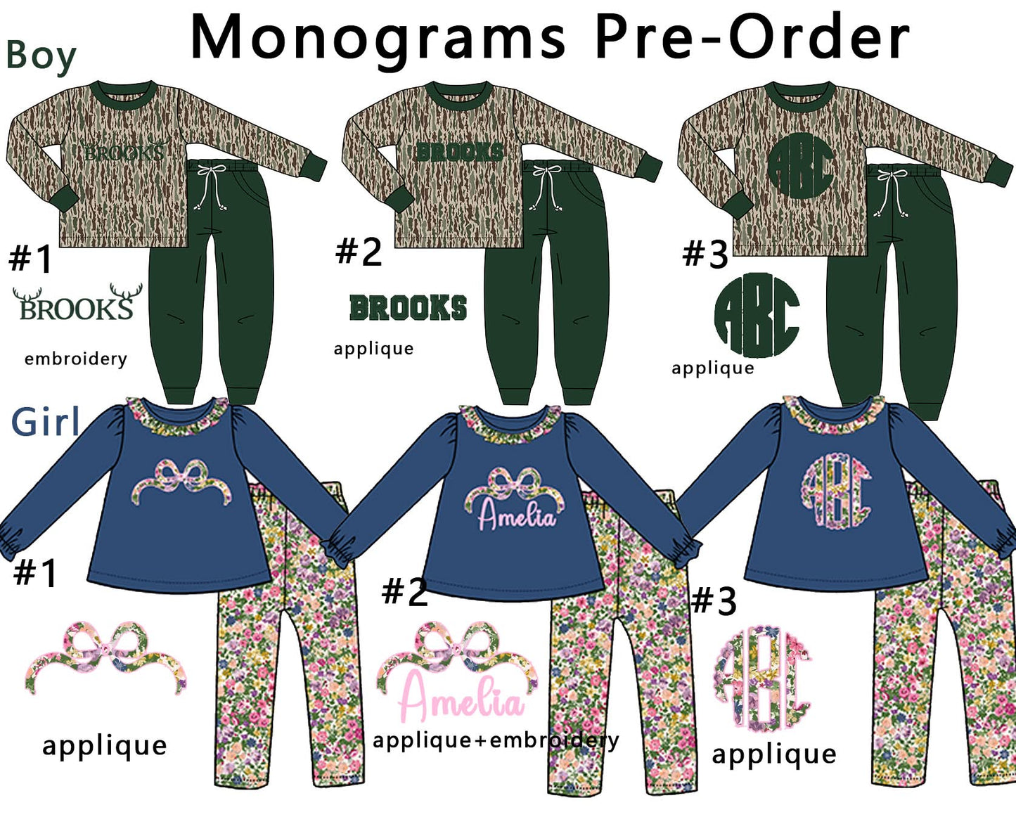 Monogram Basic Sets- ETA October