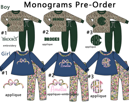 Monogram Basic Sets- ETA October