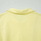 Yellow Cream Half Zip Polo Tee Elastic Waist Romper