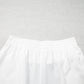 Prussian Blue Exposed Seam Detail Half Sleeve Top Elastic Waist Shorts 2pcs Set
