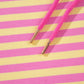 Rose Red Striped Long Sleeve Zip-Up Hoodie Drawstring Elastic Waist 2pcs Short Set