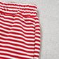 Sky Blue Stripe Oversize Mock Neck Sweatshirt and Shorts Set