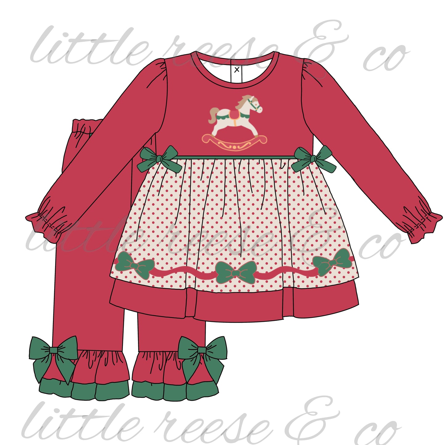 Vintage Rocking Horse- ETA late October
