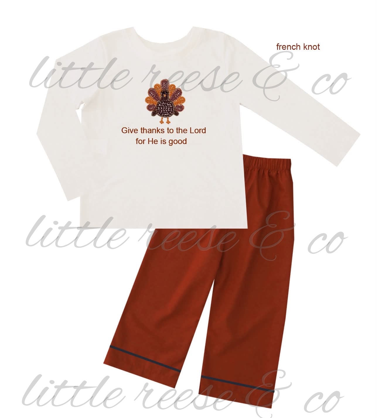 French Knot Turkey Boys- ETA Late October