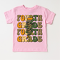 Fourth Grade Camo Lighting Bolt Shirt - Back To School Tee