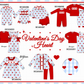 PO95 Blue heart embroidery gingham collection