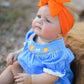 Halloween Thanksgiving Pumpkin Smocked Bubble Romper