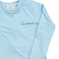 Rash Guard Long Sleeve in Coastal Blue- FINAL SALE
