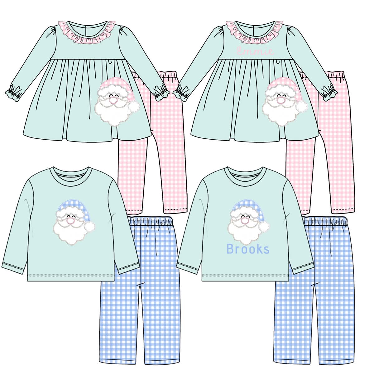 Santa Everyday Set (NO MONOGRAM)- ETA November