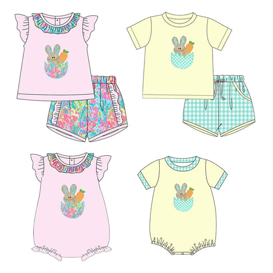 Floral & Plaid Bunny- ETA Feb to LRC