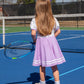 Purple and White Knit Tennis Dress- FINAL SALE