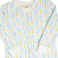 Blue Bunny Knit Zip Up Pajamas-FINAL SALE