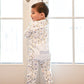 Dreaming of Dreidels Hanukkah Pima Cotton Zip Up Pajamas- FINAL SALE