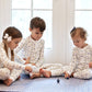 Dreaming of Dreidels Hanukkah Pima Cotton Zip Up Pajamas- FINAL SALE