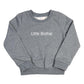 Crewneck Sweatshirt in Gray- FINAL SALE