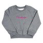 Crewneck Sweatshirt in Gray- FINAL SALE