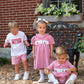 School Supplies Smocked Red Windowpane Boy Bubble