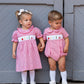 School Supplies Smocked Red Windowpane Boy Bubble