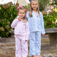 Blue Pumpkin Check Print Pajama Set- FINAL SALE