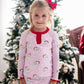 Vintage Santa Pink Knit Pajama Set-FINAL SALE