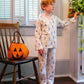 Dancing Skeleton Button Down Pajamas-FINAL SALE
