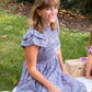 Periwinkle Floral Grace Ladies Dress- FINAL SALE