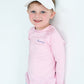 Rash Guard Long Sleeve In Pale Pink- FINAL SALE
