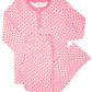 Heart Print Knit Ladies Pajama Set- FINAL SALE